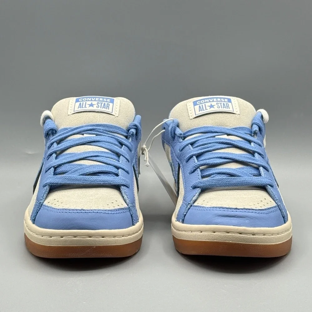 Converse Men's 9 Sneakers Leather Blue Pro Blaze Streetwear A14245C Women's 10.5
